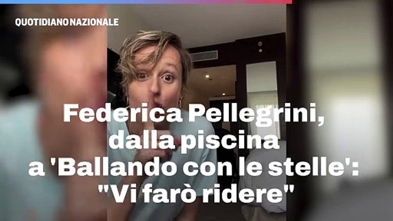 Federica Pellegrini, dalla piscina a 'Ballando con le stelle': "Vi far? ridere"