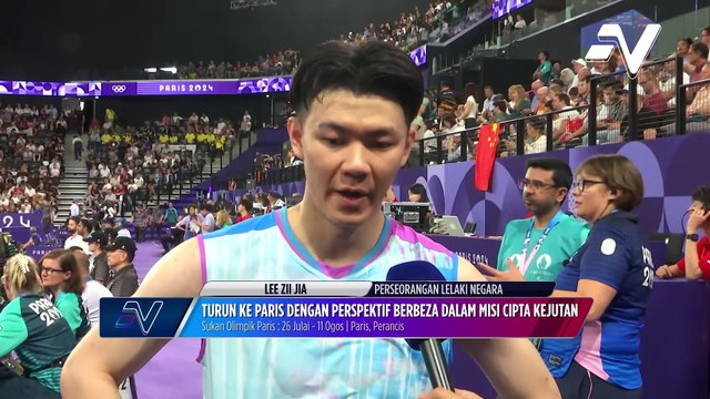 Lee Zii Jia langkah kanan aksi pertama Sukan Olimpik 2024