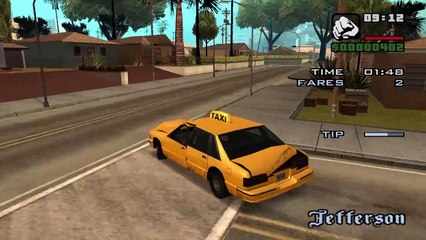 GTA san andreas taxi mission