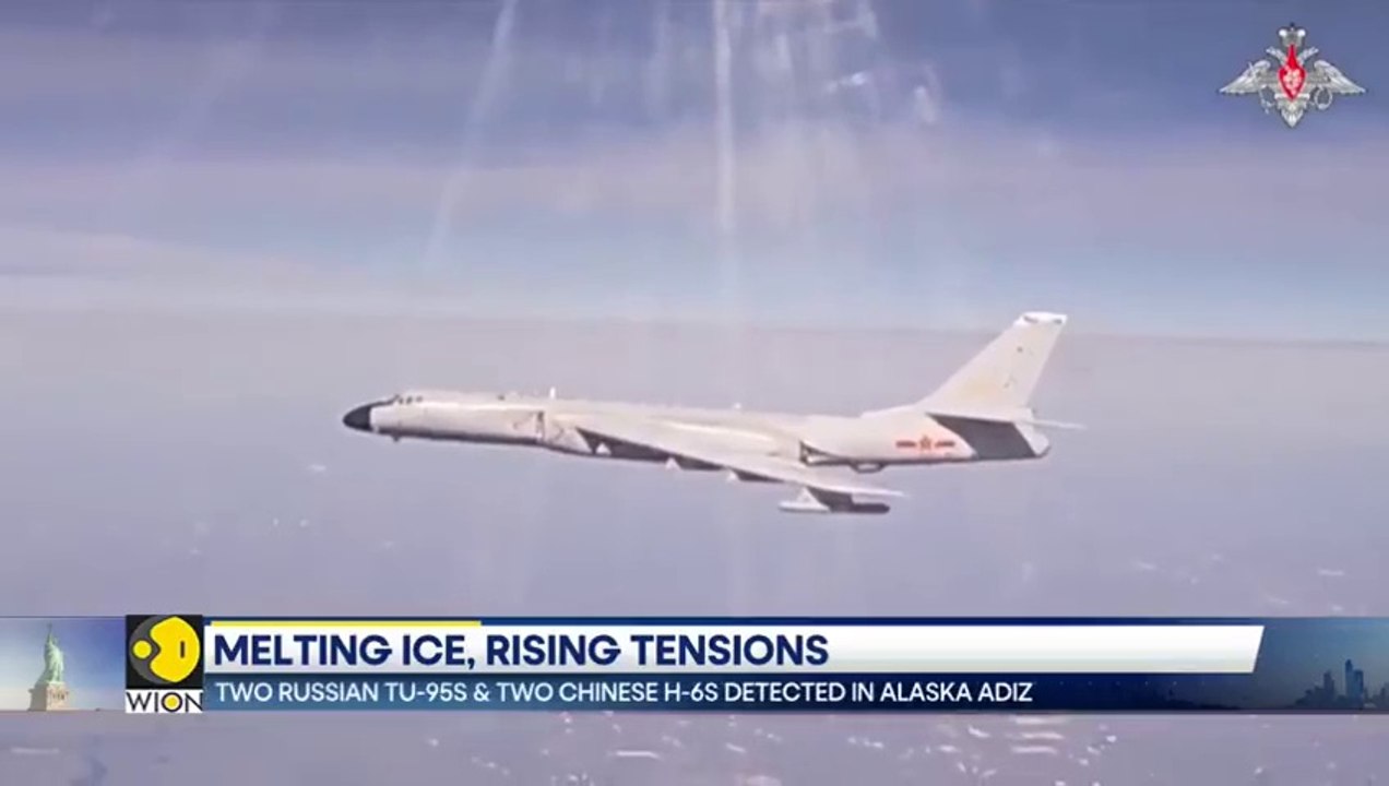 US military intercepts Russian, Chinese bombers near Alaska _ Latest English News _ WION-(480p)