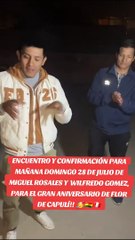 ENCUENTRO MIGUEL ROSALES Y WILFREDO GOMEZ