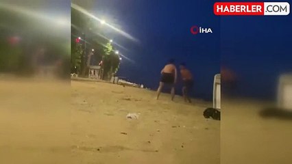 Yalova'da sahilde güreş antrenmanı yapan genci köpek ısırdı