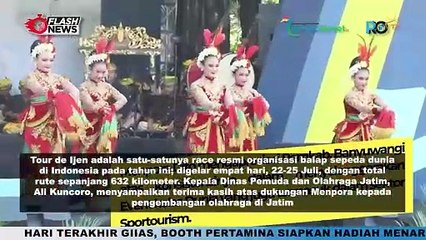 Menpora Dito Hadiri Tour de Banyuwangi Ijen 2024-Etape 1