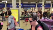 Annullato il 25% dei treni Parigi-Londra dopo sabotaggio