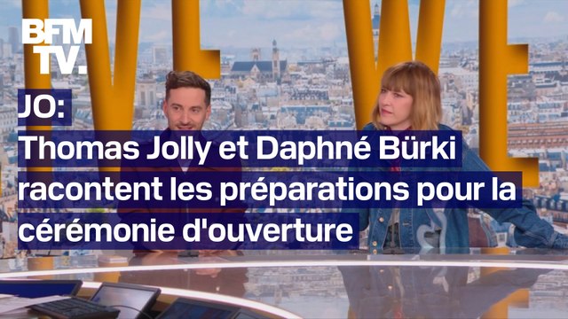 Thomas Jolly et Daphné Bürki racontent les préparations pour la cérémonie d'ouverture