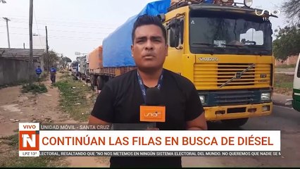 AVANCE CONTINUAN FILAS POR DIESEL