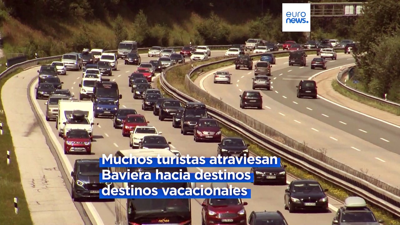 Atascos kilométricos en Europa mientras los veraneantes buscan el sol