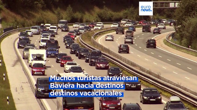 Atascos kilométricos en Europa mientras los veraneantes buscan el sol