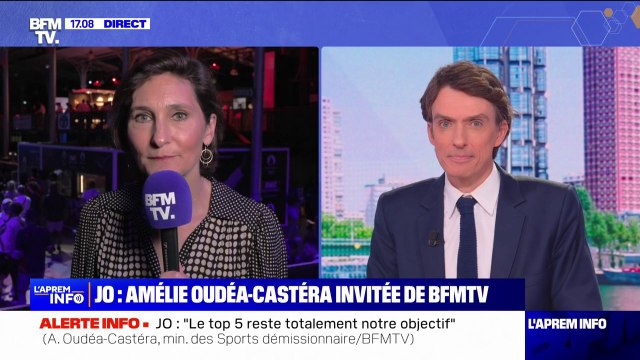 JO de Paris 2024: Pas d'inquiétude sur la bonne tenue du triathlon dans la Seine, assure Amélie Oudéa-Castéra