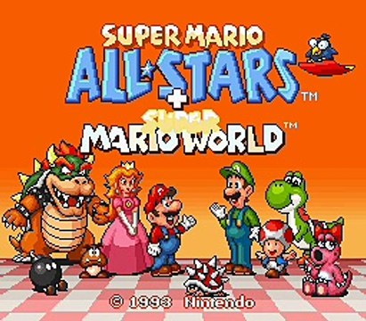 Super Mario All-Stars + Super Mario World online multiplayer - snes