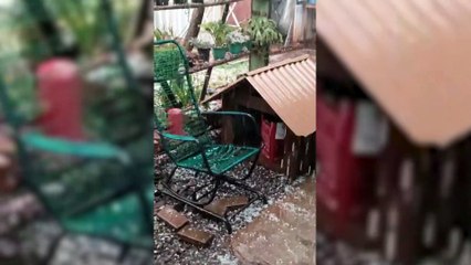 "Chuva de pedras" surpreende moradores de Corbélia