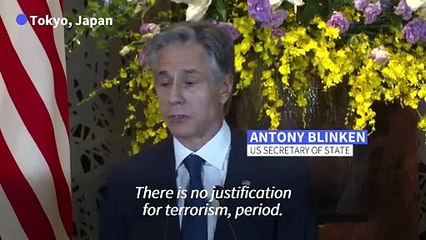 US's Blinken says 'every indication' Golan rocket fired by Hezbollah