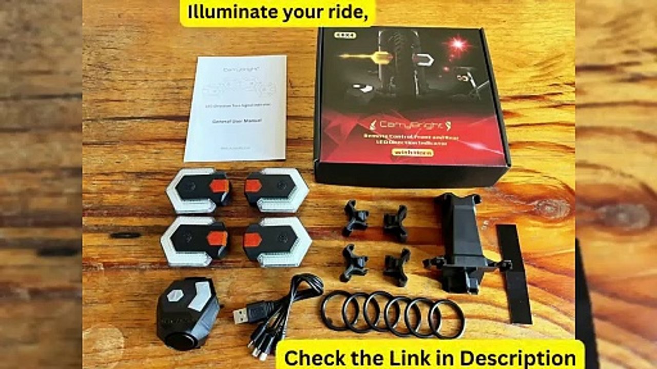 Bike Light LED Bicycle Turn Signal Horn Taillight Warning Lamp Waterproof Outdoor Cycling Accessorie