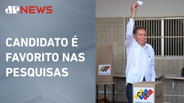 Edmundo González registra seu voto para eleições na Venezuela