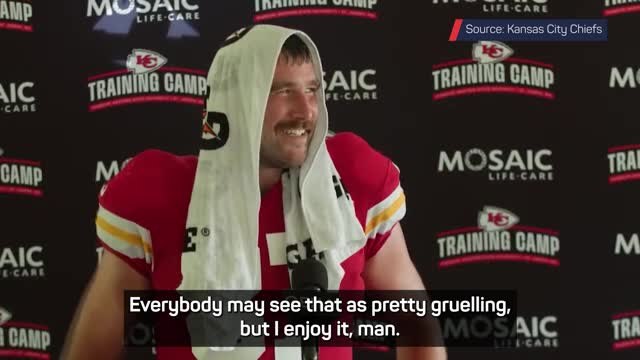 'This is my sanctuary' - Kelce reports for Chiefs training camp