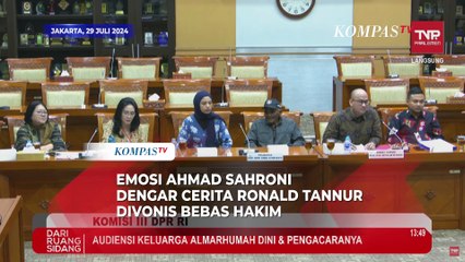 Reaksi Ahmad Sahroni Usai Dengar Cerita Ronald Tannur Divonis Bebas Hakim