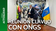 Clavijo se reúne con ONGS para tratar la emergencia migratoria