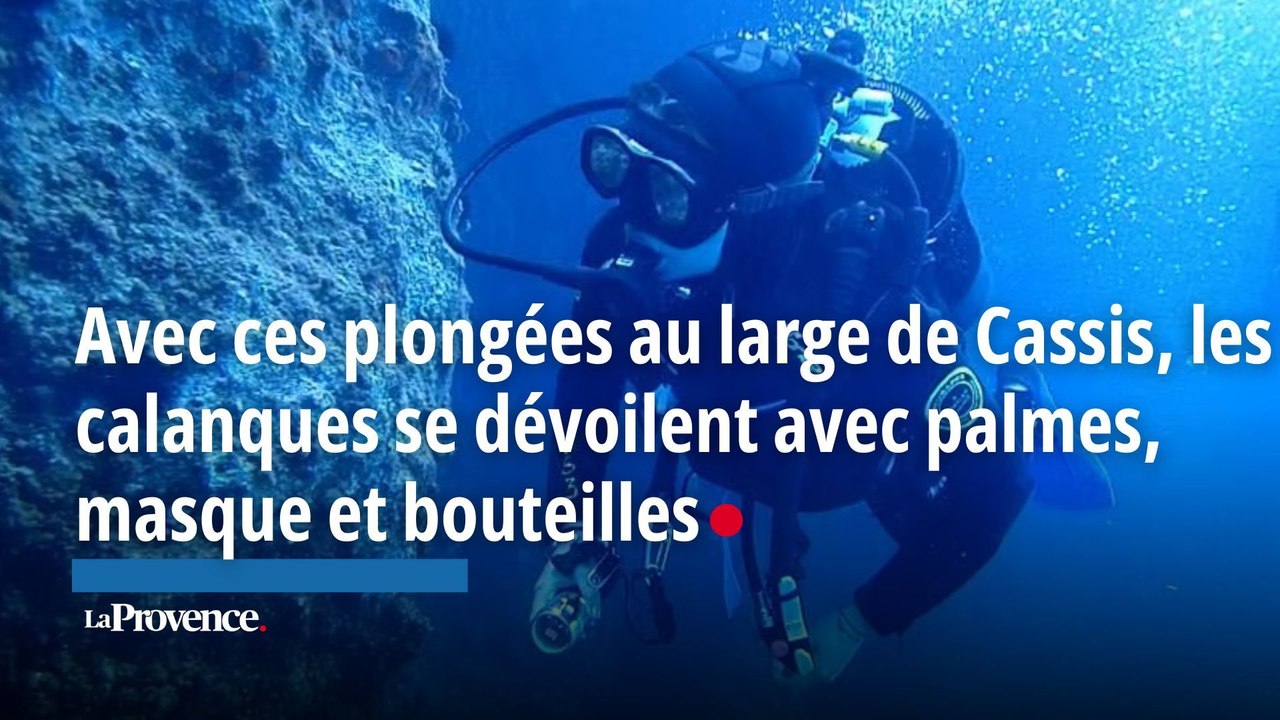 Avec ces plongées au large de Cassis, les calanques se dévoilent avec palmes, masque et bouteilles