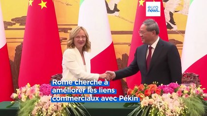 Georgia Meloni veut relancer le commerce avec la Chine