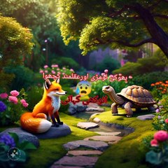 Moral story, cartoon, bhoki lomrri or aqalmand kachwa