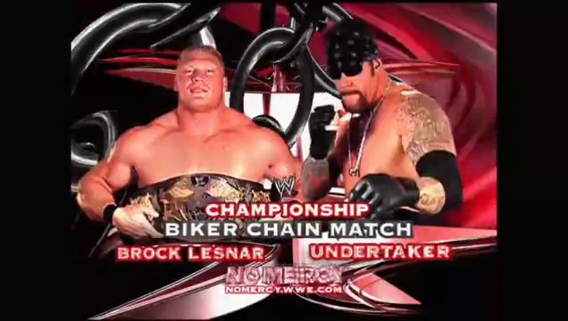 WWE No Mercy 2003 - The Undertaker vs Brock Lesnar (Biker Chain Match, WWE Championship)