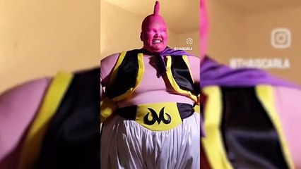 Thais Carla divulga vídeo fantasiada de Majin Boo e diverte a Web