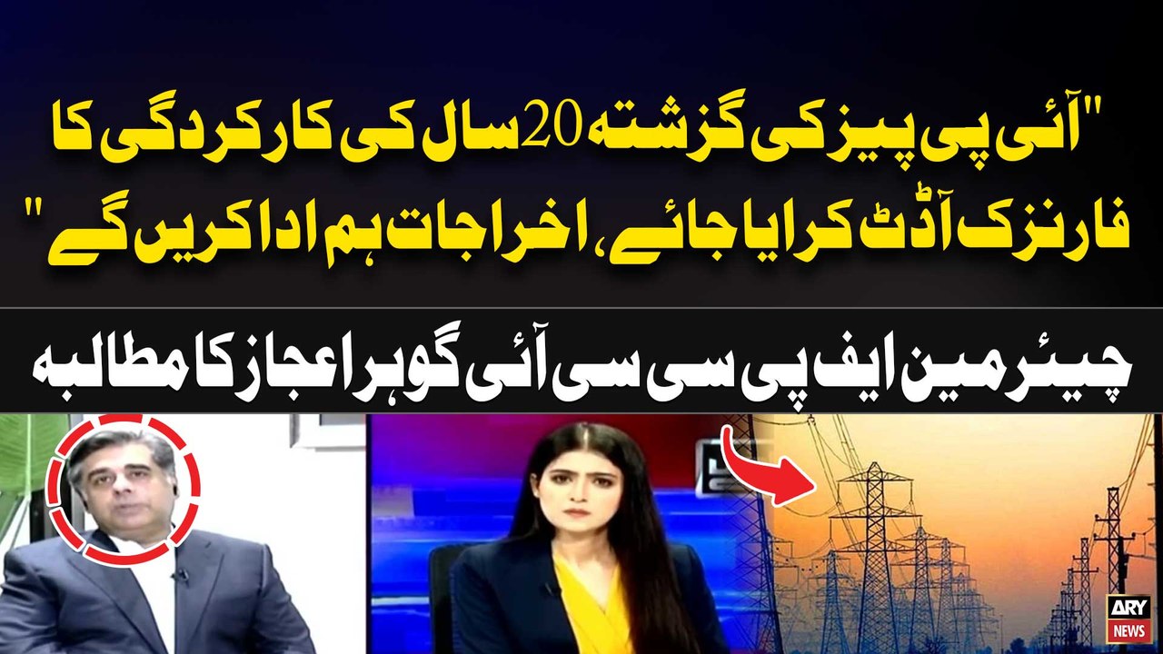 Forensic audit of the last 20 years of IPPs should be conducted | Gohar Ejaz's made a Big Demand