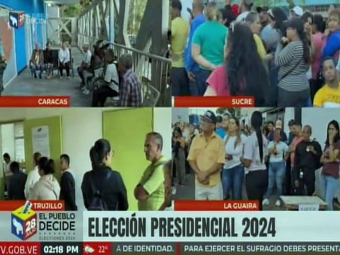 Habitantes de San Martín ejercen su voto e invitan a los venezolanos a manifestarse civicamente