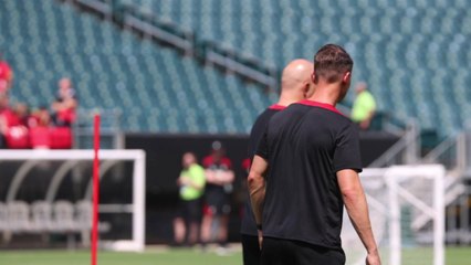 Arne Slot's Liverpool training in Philadelphia ahead of Arsenal pre season game