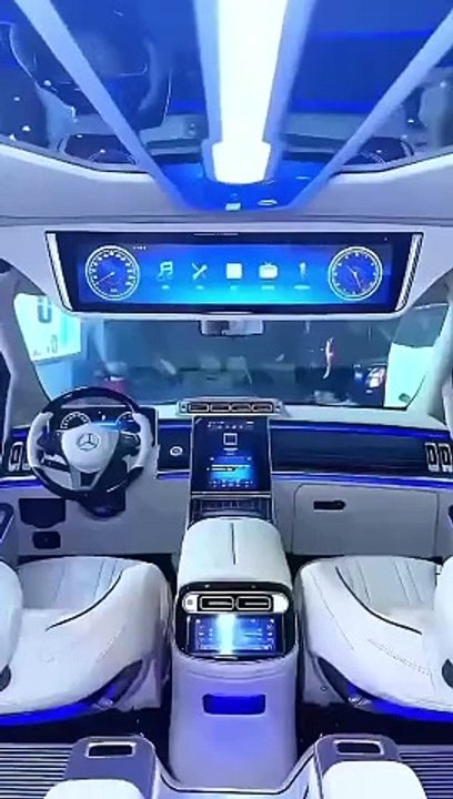 Luxury maybach interior design.