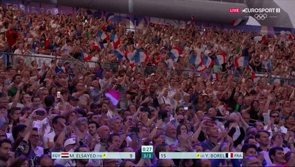 Borel tient sa finale olympique : sa dernière touche à l'épée face à Elsayed