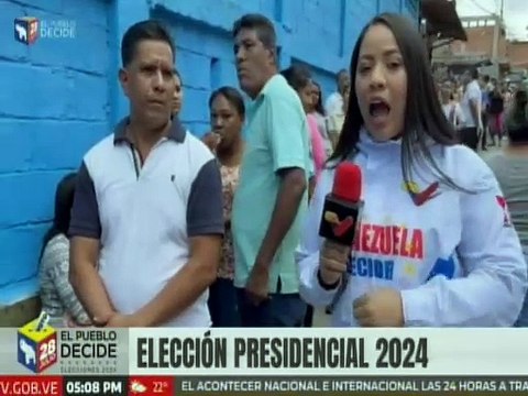 Ciudadanos del sector La Yaguara ejercen su derecho al voto y destacan la rapidez del proceso electoral