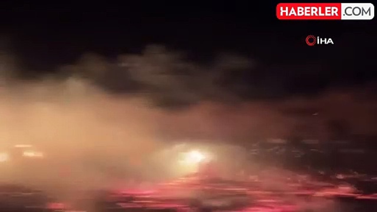 Bingöl'deki örtü yangınında arı kovanları da zarar gördü