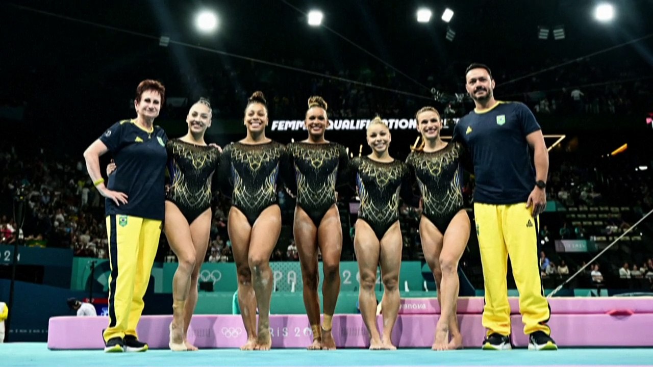 Rebeca Andrade dá show e Brasil vai a 5 finais na ginástica artística feminina de Paris