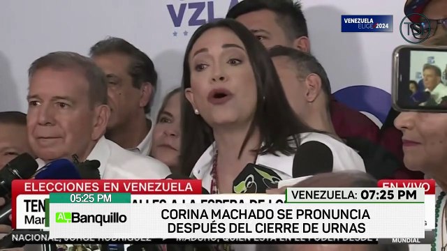 Declaraciones de María Corina Machado