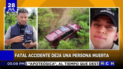 Download Video: Fatal accidente vial deja una persona muerta en Copán Ruinas