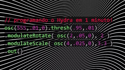 Hydra em 1 Minuto: Aprenda Técnicas de Linhas de Forma Rápida ⚡