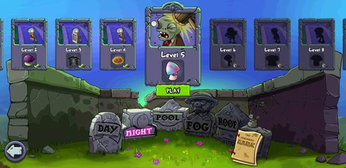 Plants vs. Zombies FREE_2024 level 5 night