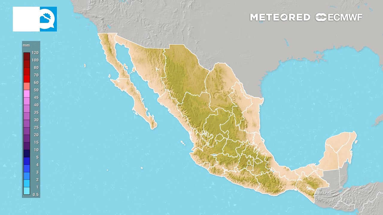 Semana de lluvias y calor en México, aumenrando ciclones tropicales.