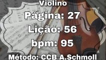 Página: 27 Lição: 56 - Violino [95 bpm]