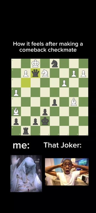 That comeback checkmate