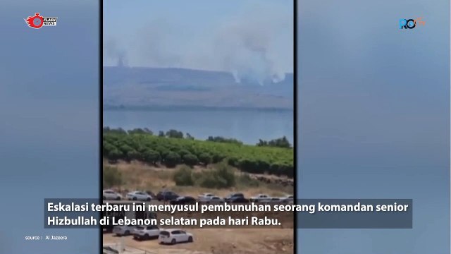 HIZBULLAH MENGATAKAN PIHAKNYA MENEMBAKKAN LEBIH DARI 200 ROKET KE ISRAEL