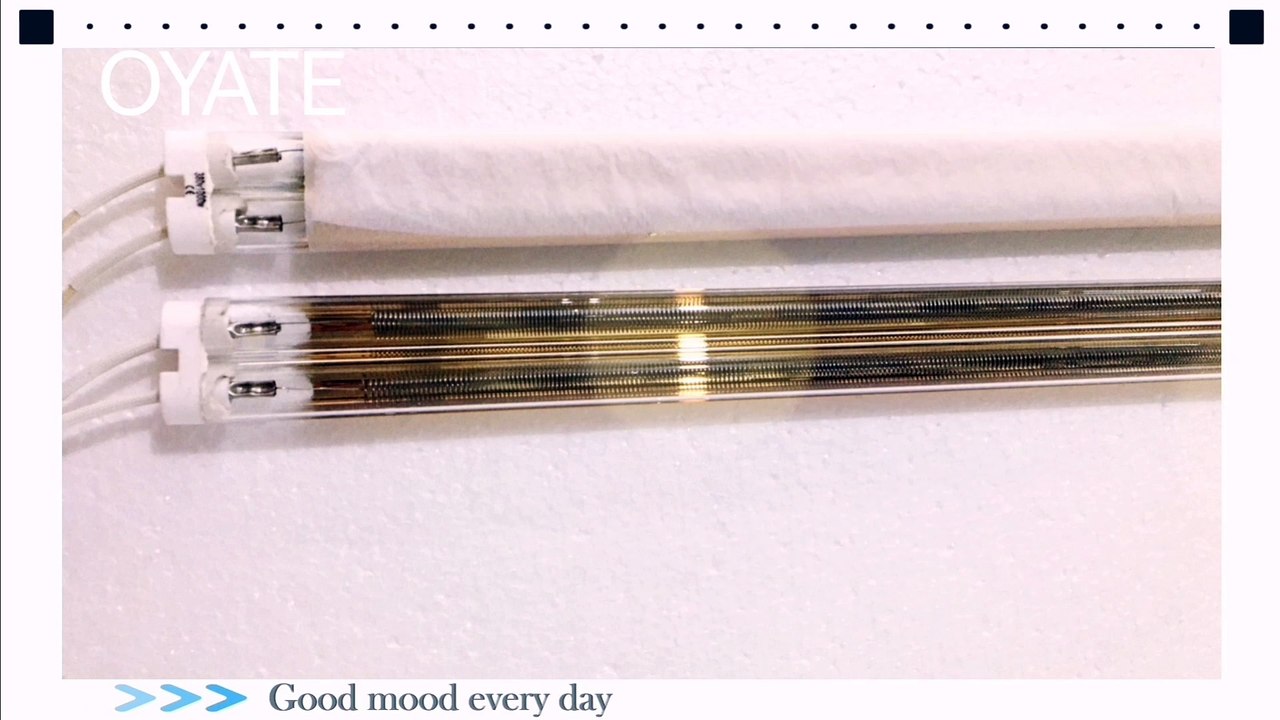 Medium Wave Heating Lamp 2400mm 5750W Infrared Heat Tube for Drying Machine