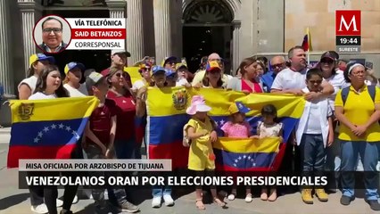 En Tijuana, venezolanos acuden a orar por un cambio en el país latinoamericano