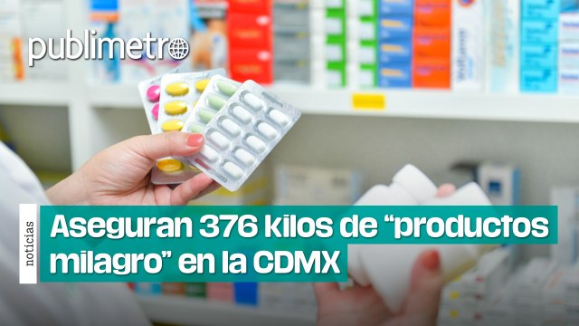 Aseguran 376 kilos de “productos milagro” que prometen bajar de peso y mejorar la salud