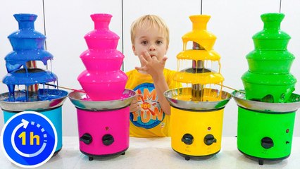 Vlad and Niki Best funny stories for kids - 1 Hour Video