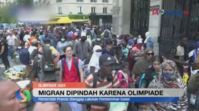 Migran dan Tunawisma Diusir dari Paris Jelang Pembukaan Olimpiade 2024