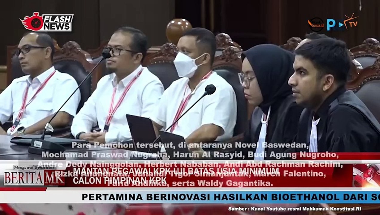 Novel Baswedan dan Sejumlah Eks Pegawai Uji Aturan Syarat Minimal Jadi Pimpinan KPK