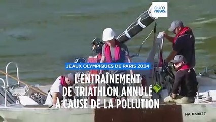 Eau de la Seine encore polluée: le premier entraînement de triathlon annulé