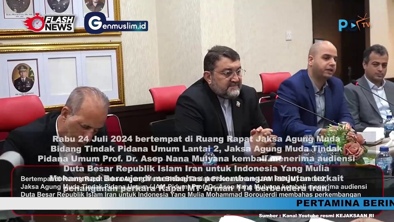 Jaksa Agung Muda Tindak Pidana Umum Kembali Menerima Audiensi dari Kedubes Islam Iran